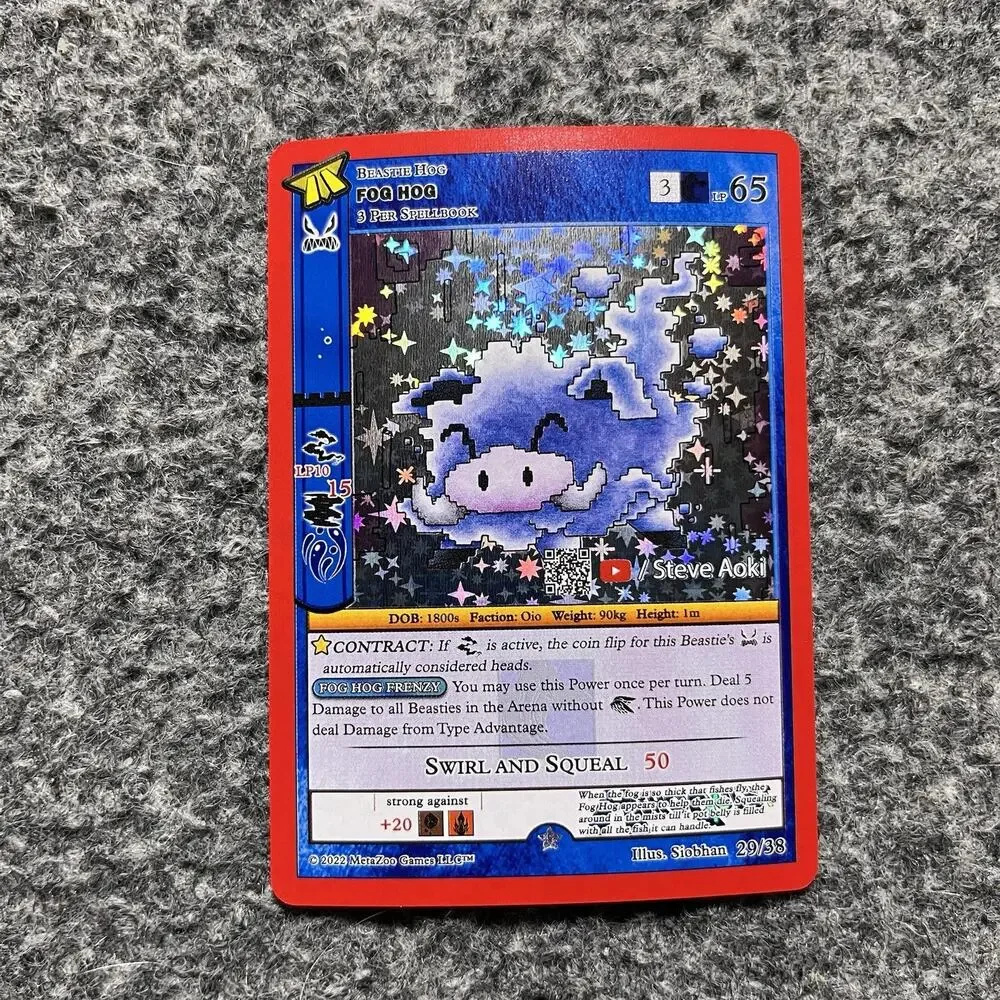 Metazoo HiroQuest Fog Hog Full Holo 29/38 Youtube Music NM Pack Fresh